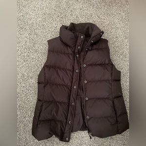 J. Crew brown puffer vest
